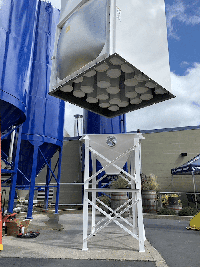 AVR Dust Collector installed at brewery