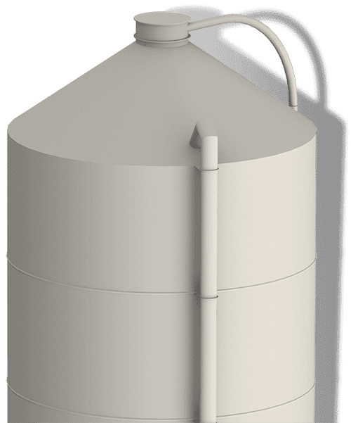 Silo for ingredient storage and handling