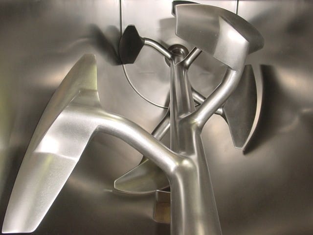 Example of single-piece blender paddle for food mixers Example of single-piece blender paddle for food mixers