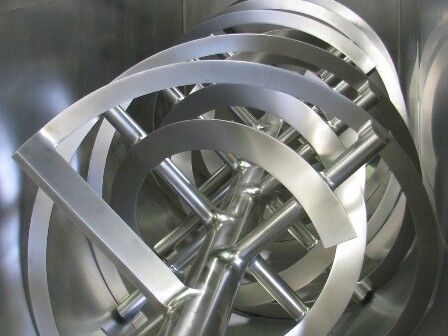 Example of ribbon blender paddle for food mixers Example of ribbon blender paddle for food mixers