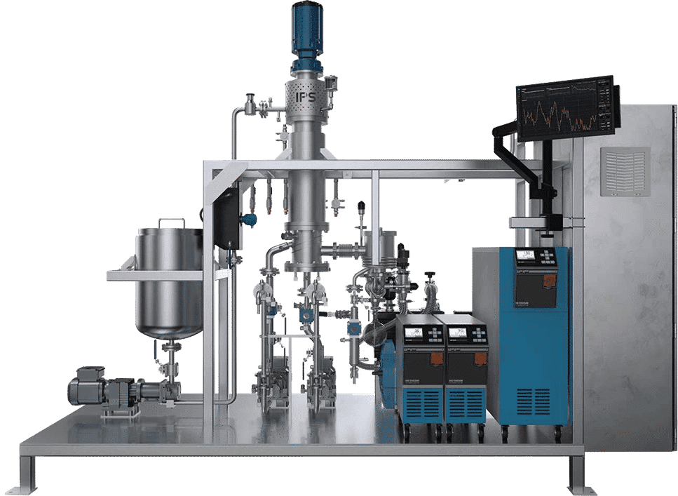 Herb rolled film evaporator, or distiller